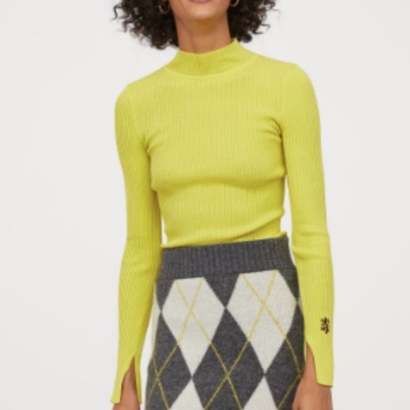 H&M x Pringle of Scotland Jacquard-Knit Skirt eh. - Picture 6 of 16